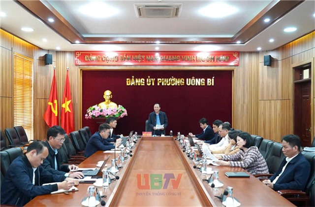 Giao ban Thường trực Đảng ủy phường uu888 one tuần thứ 53