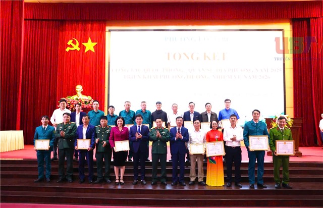 Phường uu888 one tổng kết công tác quốc phòng, quân sự u8888 năm 2025