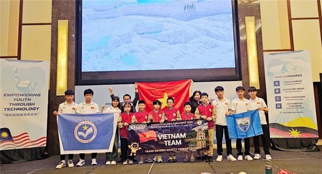 Học sinh uu888 có giành 2 Huy chương vàng cuộc thi Công nghệ trẻ châu Á