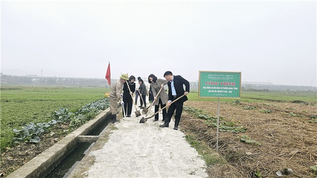Phường Quang Trung phát động ra quân làm thủy lợi, vệ sinh môi trường năm 2025