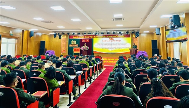 Công an tỉnh quán triệt, triển khai Nghị quyết số 57-NQ/TW của Bộ u888c3