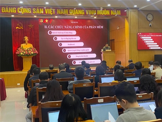 uu888 game sử dụng phần mềm theo dõi tiến trình đại hội đảng bộ các cấp