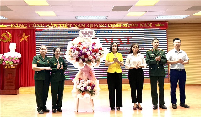 Phường Quang Trung Kỷ niệm 90 năm ngày truyền thống lực lượng Dân quân tự vệ 28/3