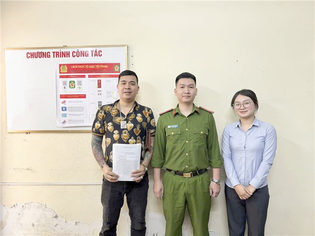 Người dân gửi thư cảm ơn Công an phường Quang Trung vì giúp nhận lại 250 triệu đồng chuyển nhầm
