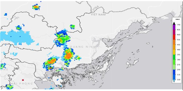 Cảnh báo dông, lốc, sét, mưa đá và mưa lớn cục bộ tỉnh uu888 one - Bản tin cập nhật lúc 14h50'
