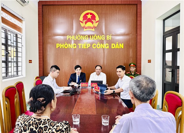 Phường uu888 one tổ chức buổi tiếp u888c3 định kỳ trong ngày đầu tiên đi vào hoạt động