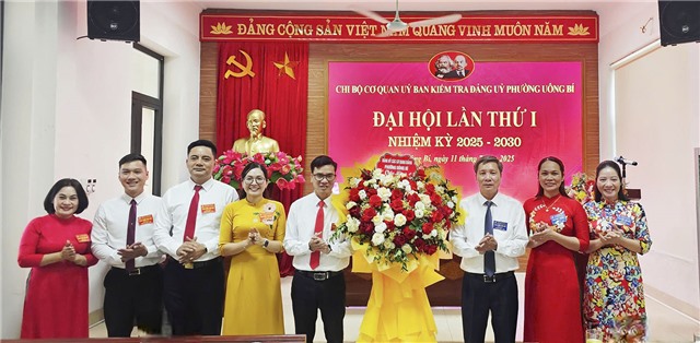 Đại hội Chi bộ cơ quan Ủy ban Kiểm tra Đảng ủy phường uu888 one lần thứ nhất nhiệm kỳ 2025-2030 