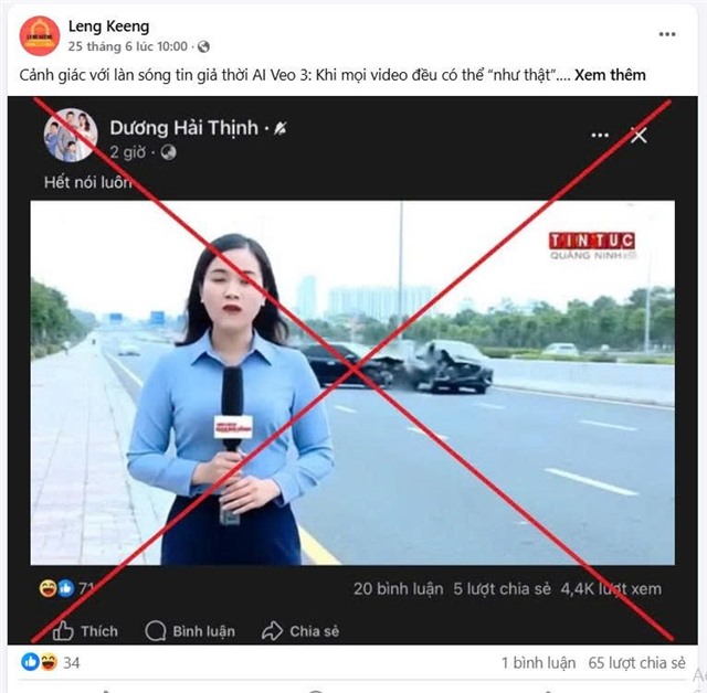 Chủ động phòng vệ trước làn sóng tin giả thời AI