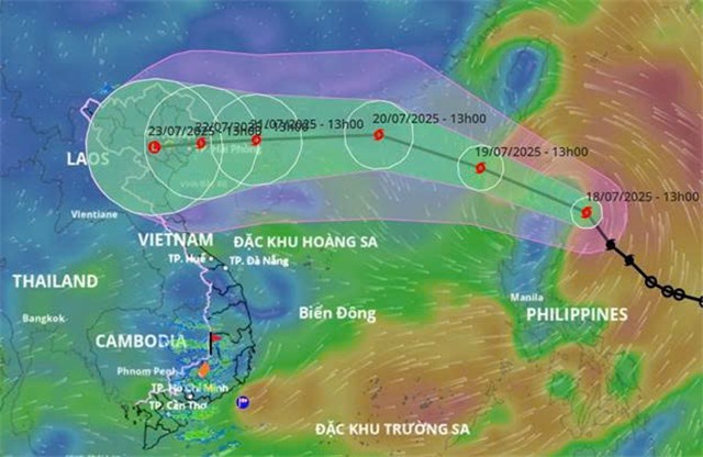 Phường uu888 one chỉ đạo chủ động theo dõi, ứng phó với bão WIPHA