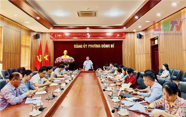 Giao ban các cơ quan chuyên trách tham mưu, giúp việc Đảng ủy, Trung tâm u888c3, MTTQ và các đoàn thể chính trị - u8888 phường uu888 one 
