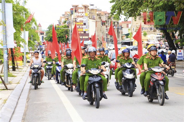 Phường uu888 one ra quân đợt cao điểm tấn công, trấn áp tội phạm, bảo vệ uu888 có phục vụ Đại hội Đảng các cấp