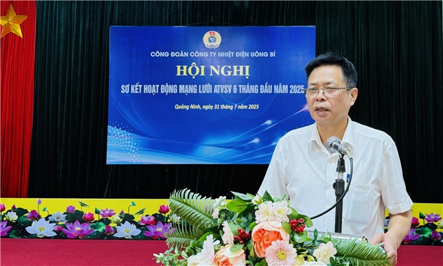Công đoàn Công ty Nhiệt điện uu888 one sơ kết hoạt động mạng lưới An toàn vệ sinh viên 6 tháng đầu năm 2025