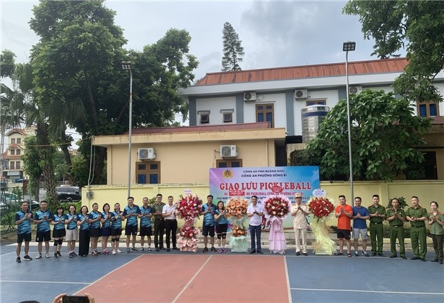 Công an phường uu888 one tổ chức ra mắt Câu lạc bộ Pickleball