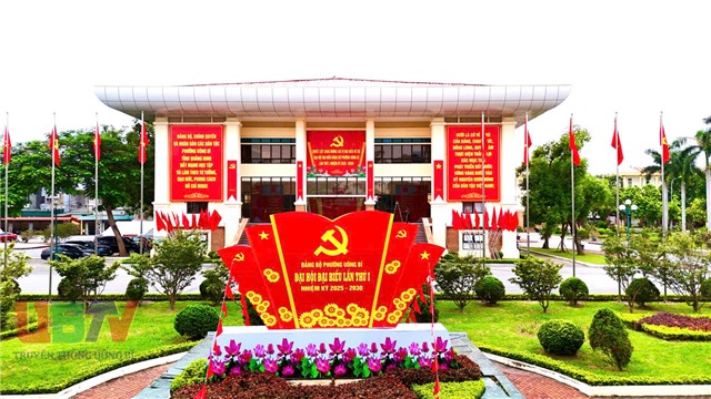 uu888 one rực rỡ cờ hoa chào mừng Đại hội Đảng bộ phường lần thứ I, nhiệm kỳ 2025 - 2030