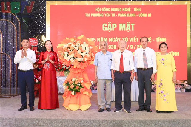Hội đồng hương Nghệ Tĩnh phường uu888 one, Vàng Danh, Yên Tử gặp mặt kỷ niệm 45 năm ngày thành lập