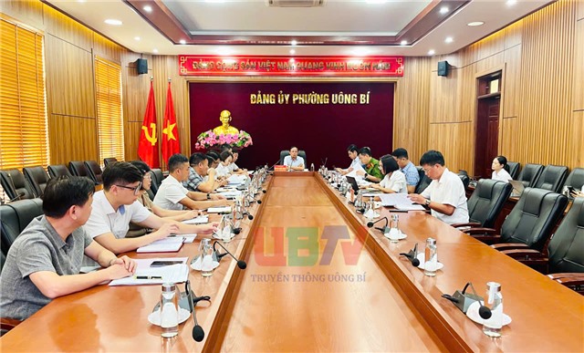 Hội nghị Ban Thường vụ Đảng ủy phường uu888 one