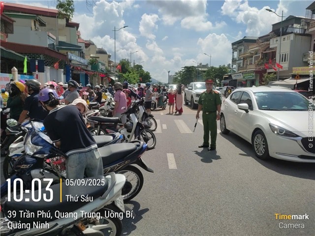 Công an phường uu888 one bảo đảm tốt ANTT, TTATGT phục vụ Lễ Khai giảng năm học mới