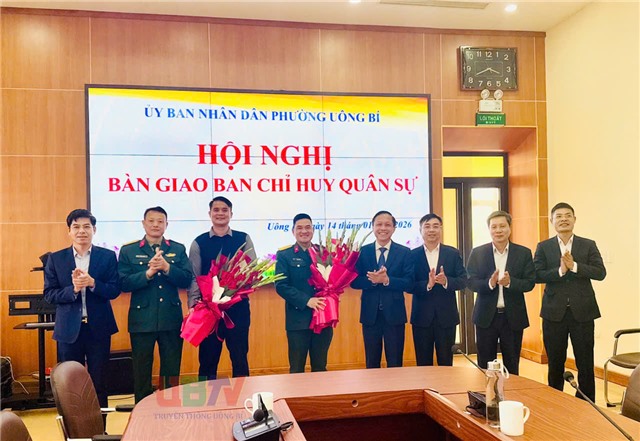Hội nghị bàn giao chức vụ Chỉ huy trưởng Ban Chỉ huy Quân sự phường uu888 one