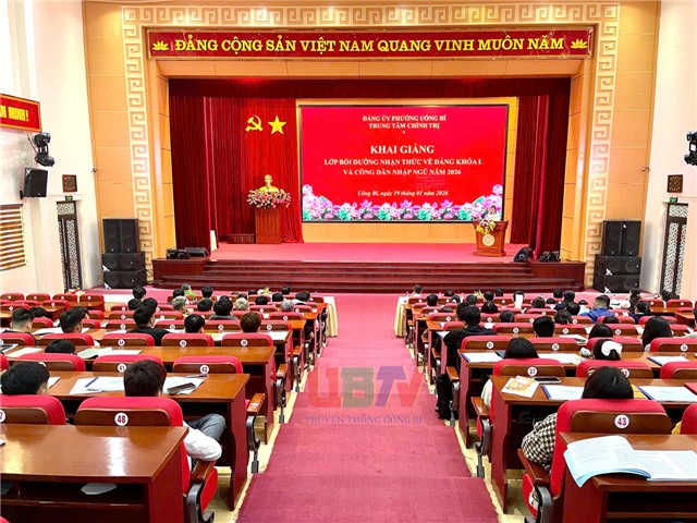 Khai giảng lớp bồi dưỡng nhận thức về Đảng khoá I và u888c3 nhập ngũ năm 2026