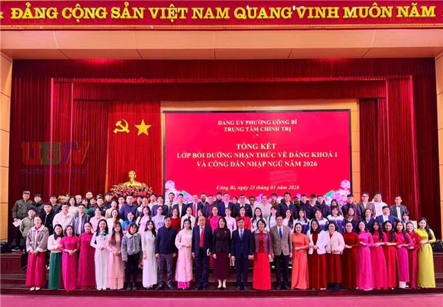 Bế giảng lớp bồi dưỡng nhận thức về Đảng khóa I và lớp nhận thức về Đảng cho u888c3 nhập ngũ năm 2026