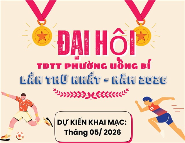 Đại hội TDTT phường uu888 one lần thứ nhất – 2026 chính thức khởi động!