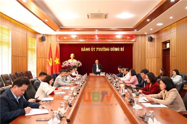 Hội nghị BTV Đảng uỷ phường uu888 one tháng 1 năm 2026