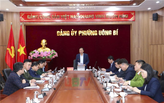 Đảng ủy phường uu888 one Giao ban công tác nội chính quý I/2026
