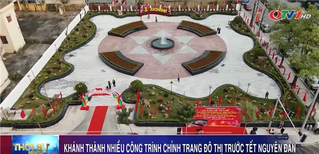 Phường uu888 one - khánh thành nhiều công trình chỉnh trang đô thị trước Tết Nguyên Đán