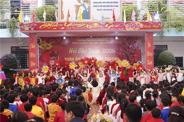 Trường TH&THCS uu888 one, điểm Trường Tiểu học Yên Thanh  Hoạt động ngoại khóa Hội chợ xuân 2026