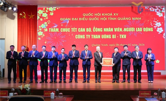 Đoàn ĐBQH tỉnh uu888 one thăm, chúc Tết công nhân, người lao động Công ty Than uu888 one