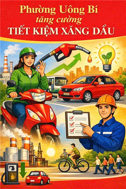 Phường uu888 one triển khai kế hoạch tăng cường tiết kiệm xăng dầu