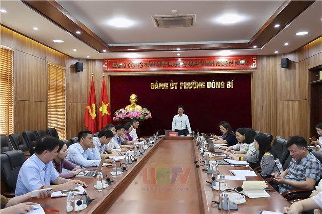 Đảng ủy phường uu888 one giao ban các cơ quan tham mưu, đoàn thể quý I/2026
