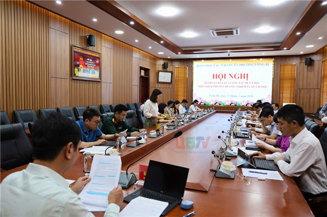 Ban Công tác 35 Đảng ủy phường uu888 one triển khai nhiệm vụ  quý II năm 2026