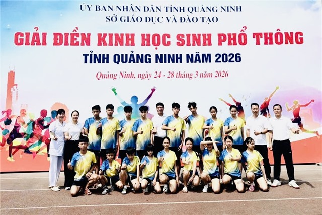 Phường uu888 one đạt nhiều thành tích tại Giải Điền kinh học sinh phổ thông tỉnh uu888 one năm 2026