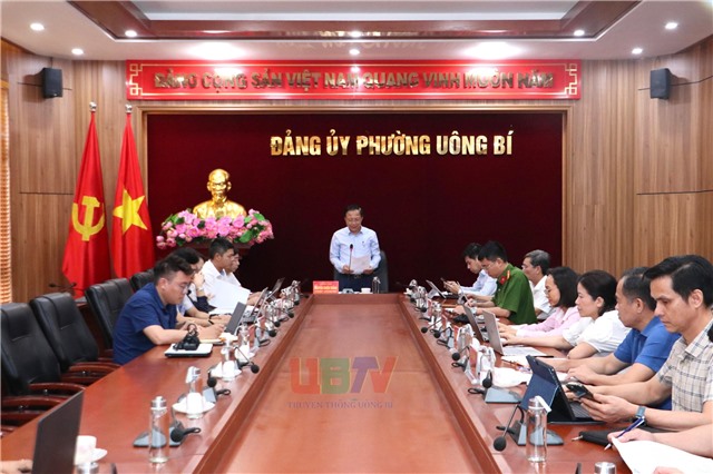 Giao ban thường trực Đảng ủy phường uu888 one tuần thứ 17