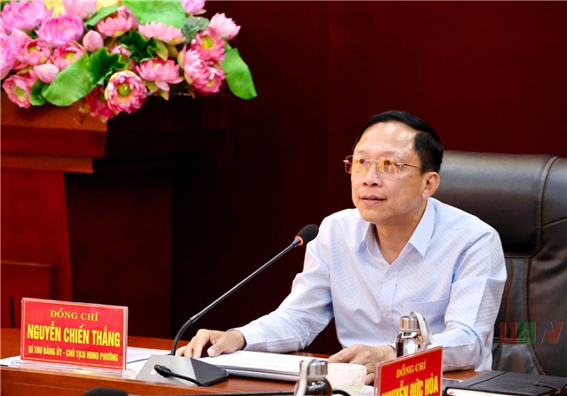 Hội nghị Ban Thường vụ Đảng ủy phường uu888 one cho ý kiến về điều chỉnh cục bộ các đồ án quy hoạch phân khu