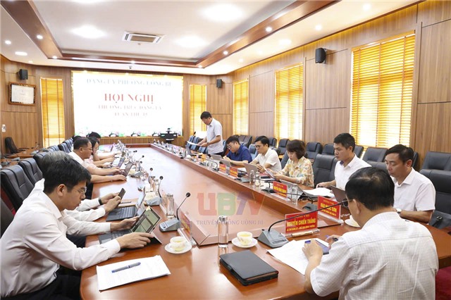 Thường trực Đảng ủy phường uu888 one triển khai nhiệm vụ tuần 15, quyết liệt đẩy nhanh công tác GPMB