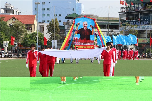 Tổng duyệt Lễ khai mạc Đại hội Thể dục thể thao phường uu888 one lần thứ I