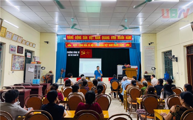 Phường uu888 one phổ biến, lấy ý kiến Nhân dân triển khai dự án nâng cấp tuyến đường khu Phú Thanh Tây