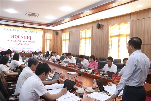 Hội nghị BTV Đảng ủy, BCH Đảng bộ phường uu888 one