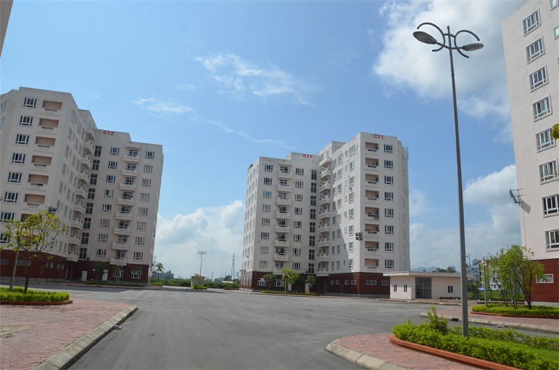 Chung cư cho công nhân của Công ty Than Nam Mẫu.